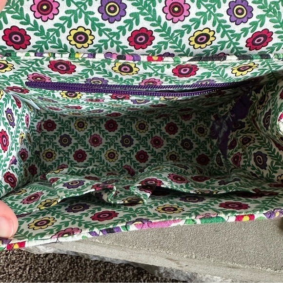 Vera Bradley Julia top handle handbag floral - Picture 8 of 13